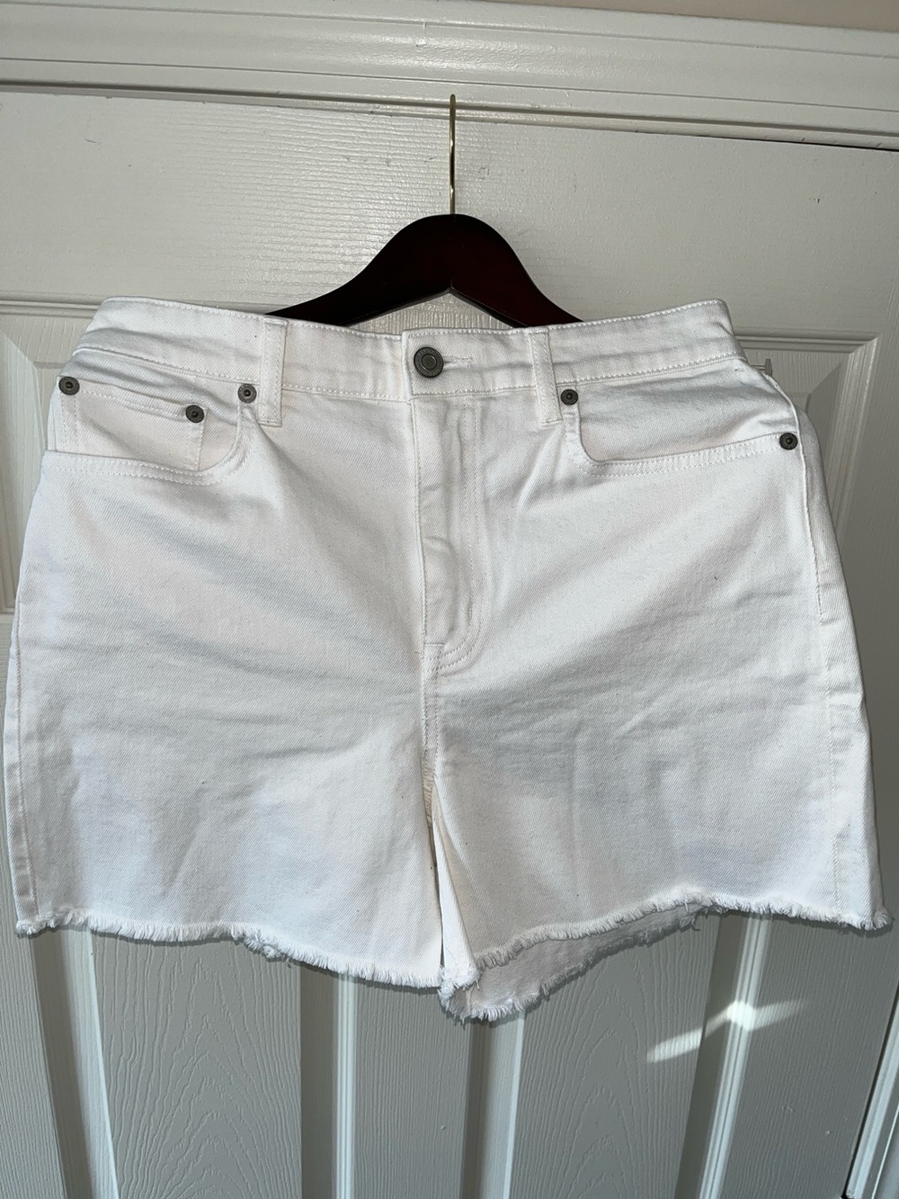 Lauren Ralph Lauren White Wash Women's Denim Shorts